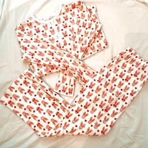 Women’s Roller Rabbit Lovestruck pajamas size small